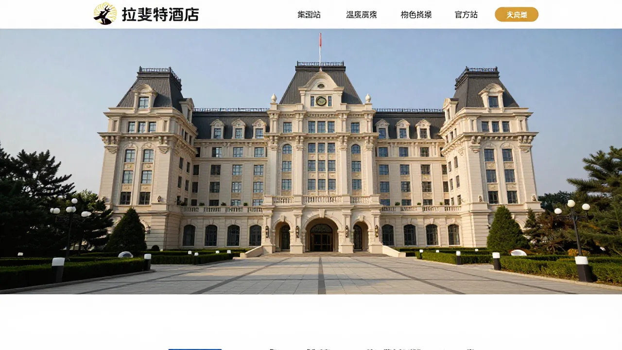 北京拉斐特城堡酒店 首页主视觉